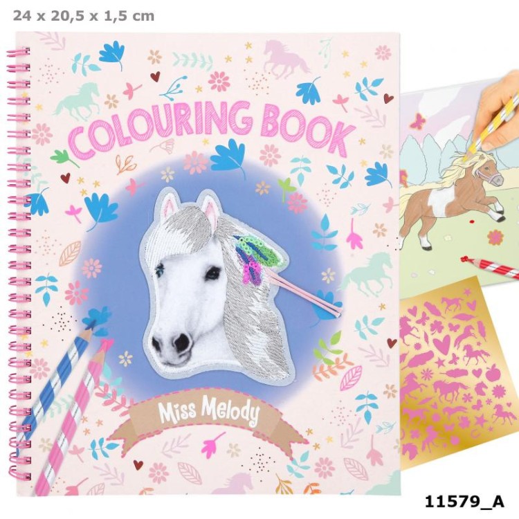Miss Melody Colouring Book With Horse 11579