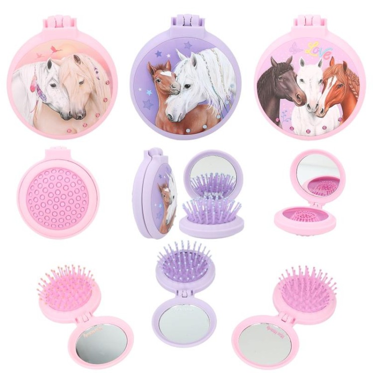 Depesche Miss Melody Folding Hairbrush 12298_A (One Supplied)