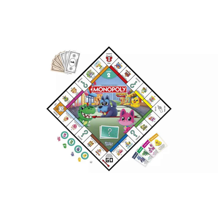 Hasbro Monopoly Junior 2 In 1  G1856