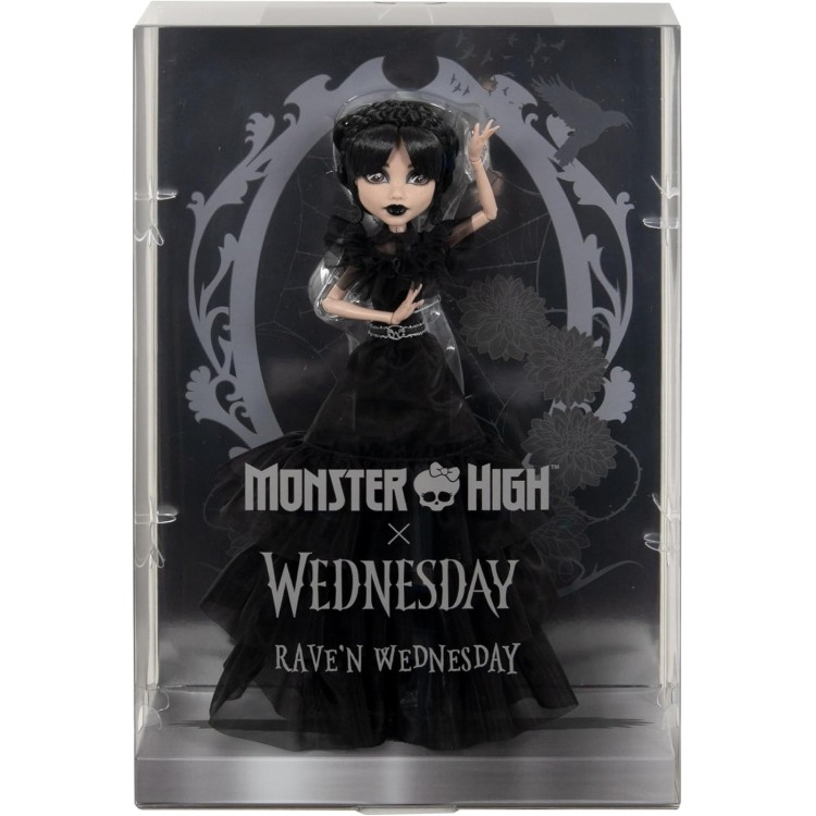 Mattel Monster High X Wednesday Rave'N Dress Wednesday Doll
