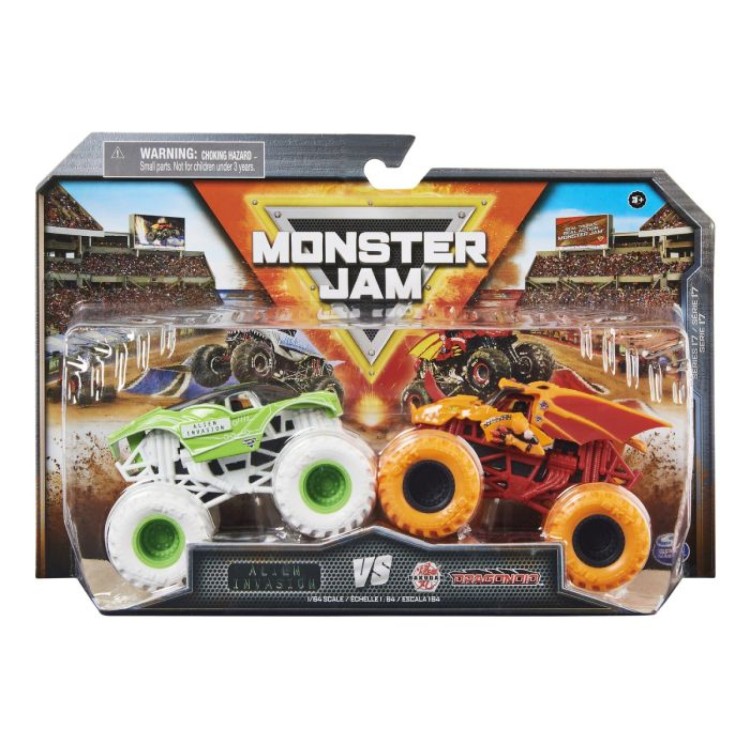 Monster Jam 1:64 twin pack assorted