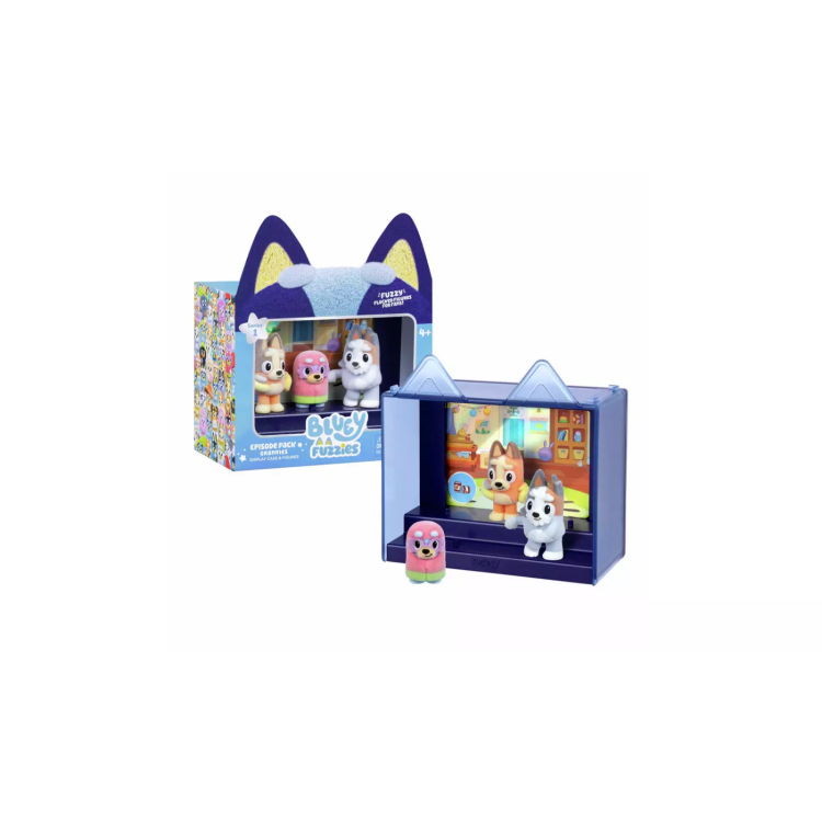 Moose 19285 Bluey Fuzzies Episode Pack Asst.