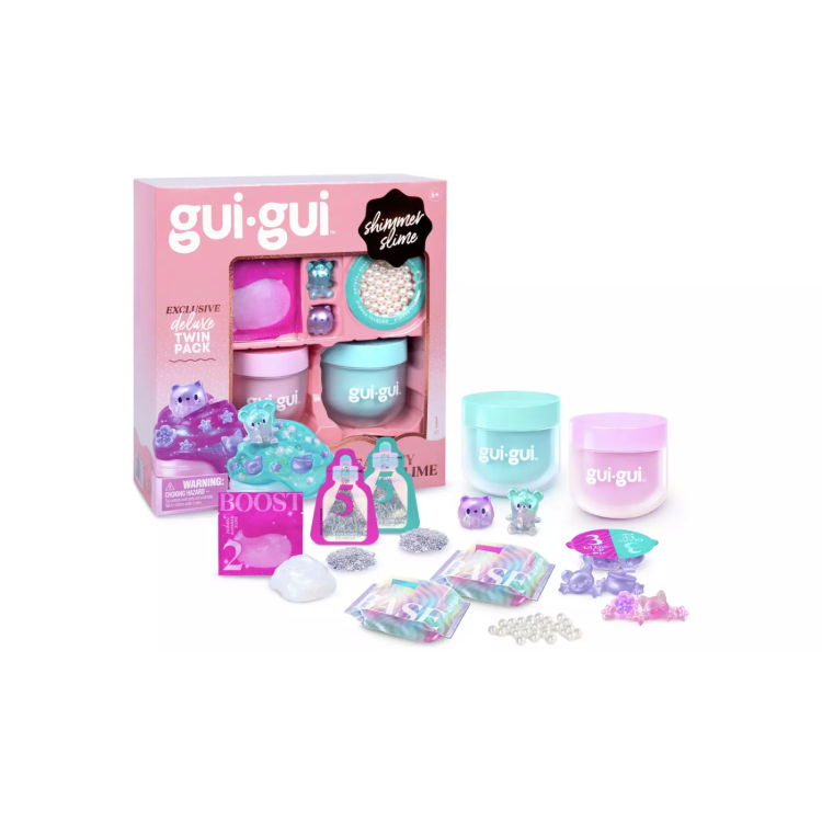 Moose Gui Gui Beautify Your Slime Deluxe Twin Pack
