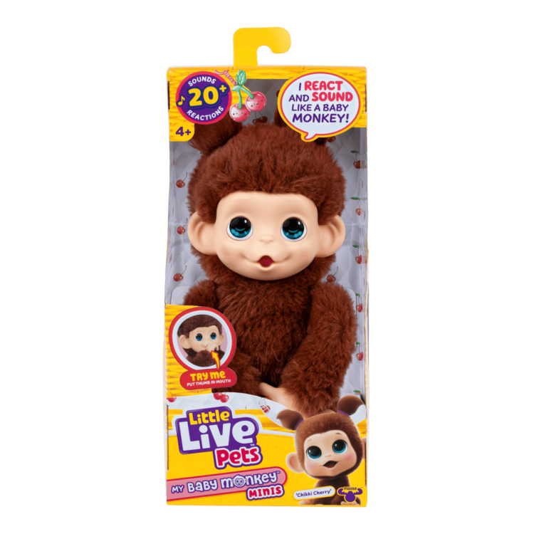 Moose Little Live Pets My Baby Monkey Minis Chikki Cherry  26729