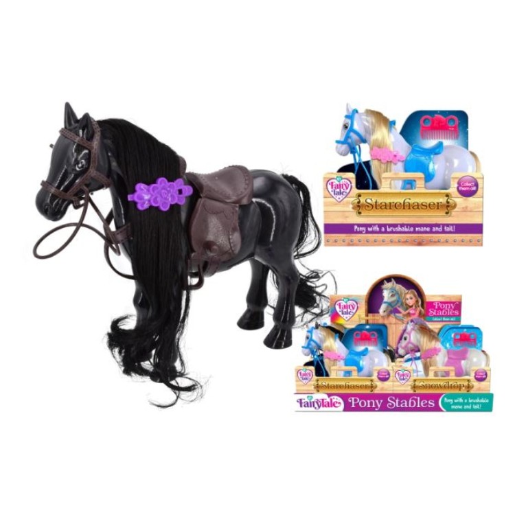 My Fairy Tail Pony Stables Pony With A Brushable Mane And Tail! Collect Them All! TY7973