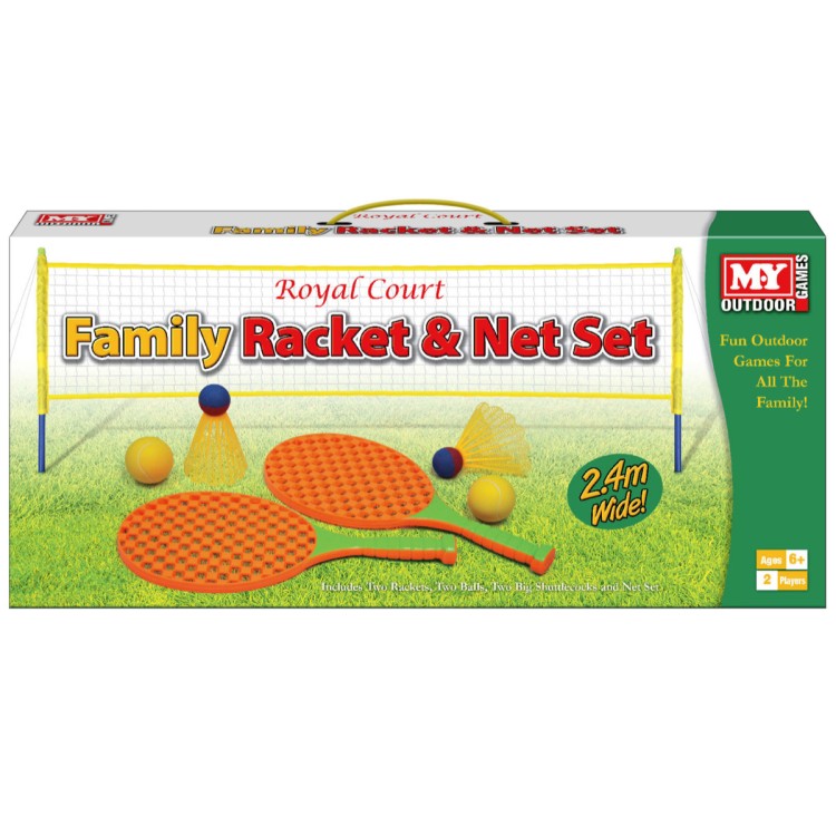 MY Family Racket & Net Tennis And Badminton Set Game TY9389