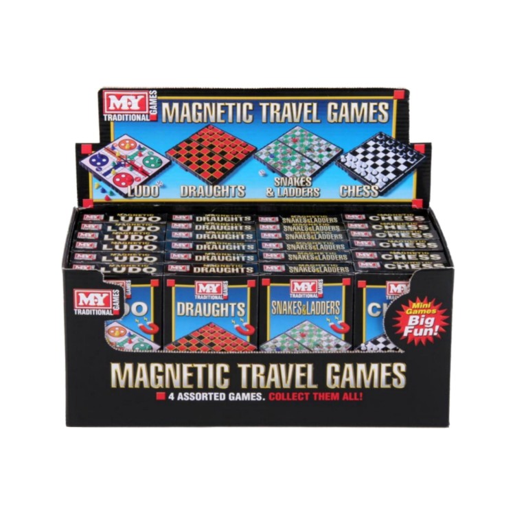 MY Traditional Magnetic Classic Travel Games - Choose from: Ludo, Draughts, Snakes and Ladders and Chess TY5220