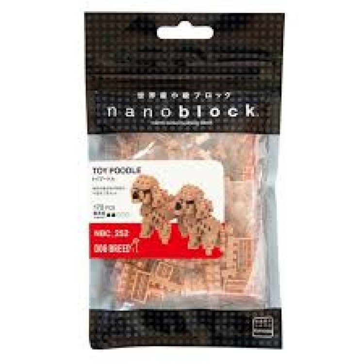 Bandai Nano Block Dog Breed Toy Poodles 170pcs