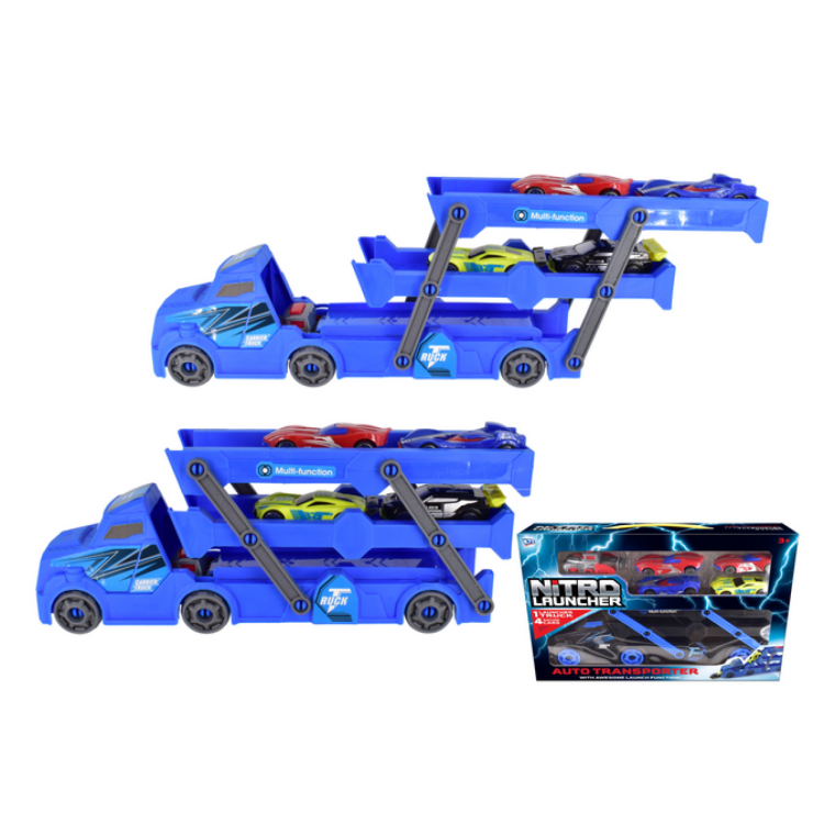 KTL Nitro Launcher Auto Transporter Truck And Car Set TY2198