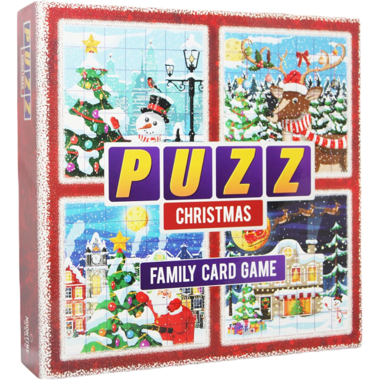 Noontime Games Puzz Christmas Family Card Game