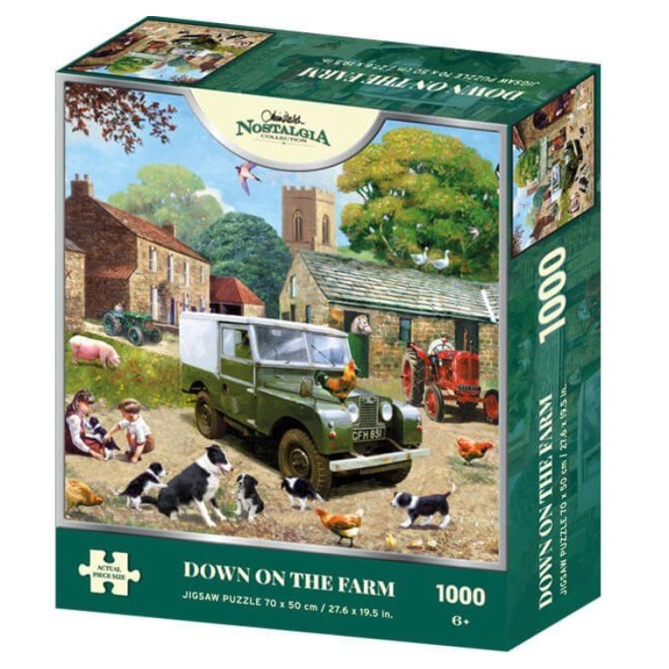 Nostalgia Collection Down on the Farm 1000 Piece Puzzle