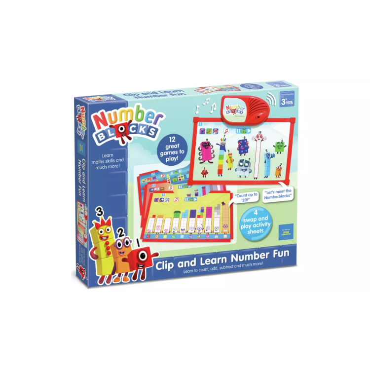 Number Blocks Clip and Learn Number Fun AN40