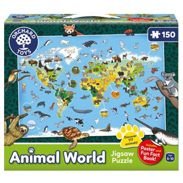 Orchard Toys Animal World 150 Piece Puzzle