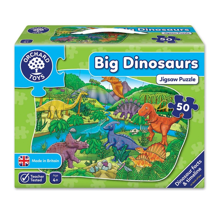 Orchard Toys Big Dinosaurs 50 Piece Puzzle 
