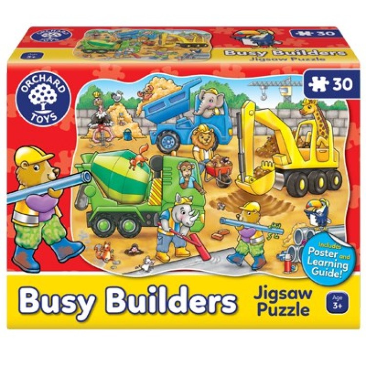 Orchard Toys Busy Builders Jigsaw Puzzle 30 Piece
