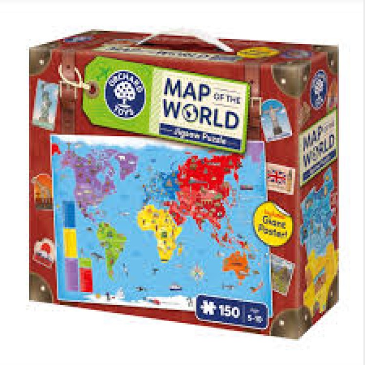 Orchard Toys Map Of The World Jigsaw Puzzle 150 Pieces