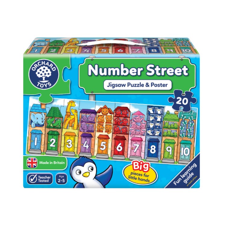 Orchard Toys Number Street 20 Piece Puzzle