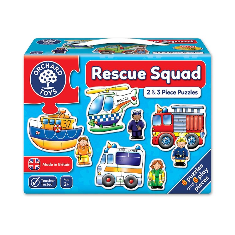 Orchard Toys Rescue Squad 2 & 3 piece per puzzle