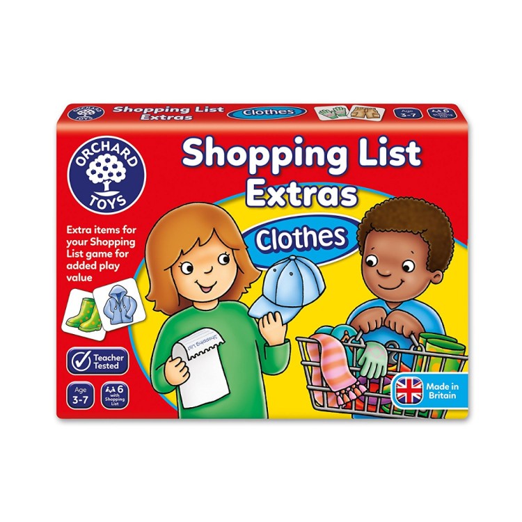 Orchard Toys Shopping List Extras pack - Clothes