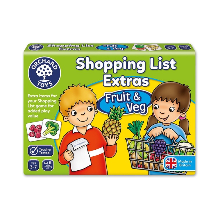 Orchard Toys Shopping List Extras pack - Fruit & Veg