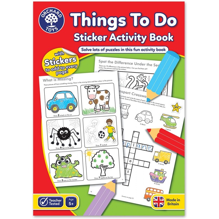 Orchard Toys Things to Do Activity Book