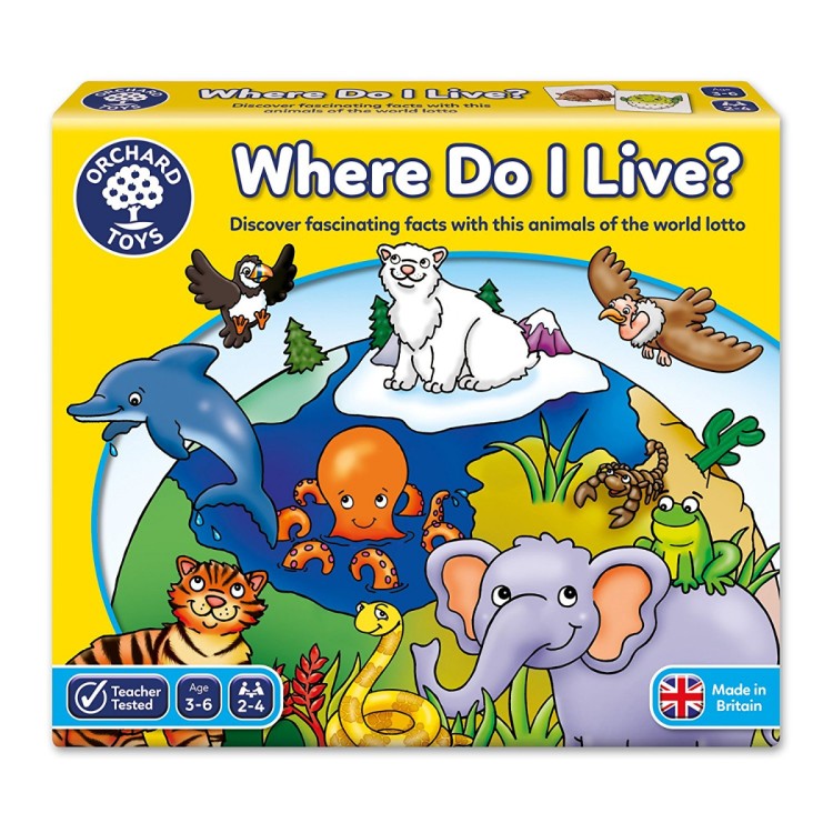 Orchard Toys Where Do I Live Game