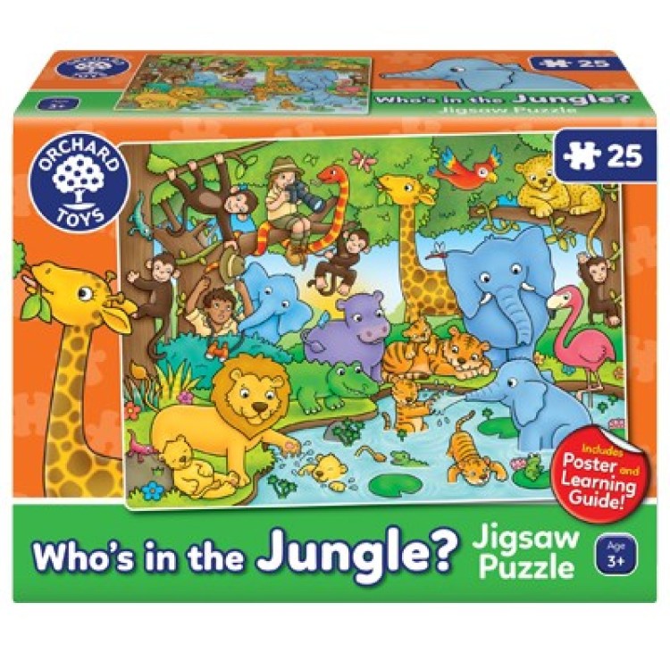 Orchard Toys Who's In The Jungle 25pcs 3+