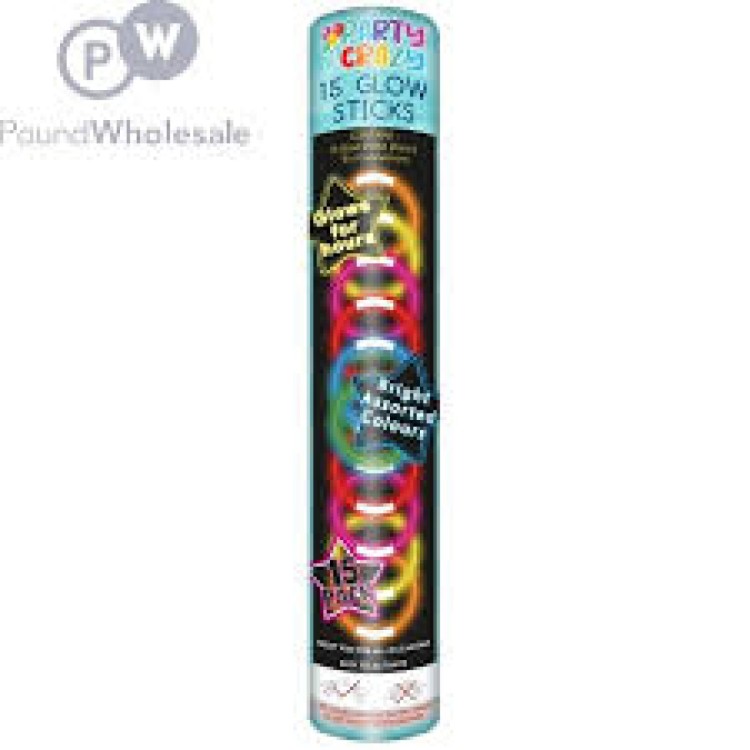 Party Crazy 15 Glow Sticks