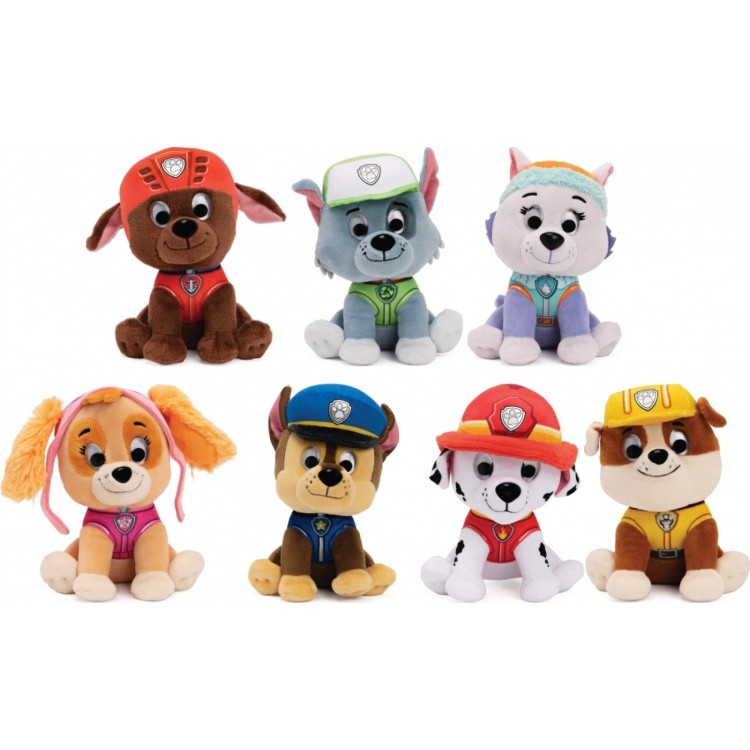 SPM Paw Patrol 6inch Plush Assorted - ONE SUPPLIED