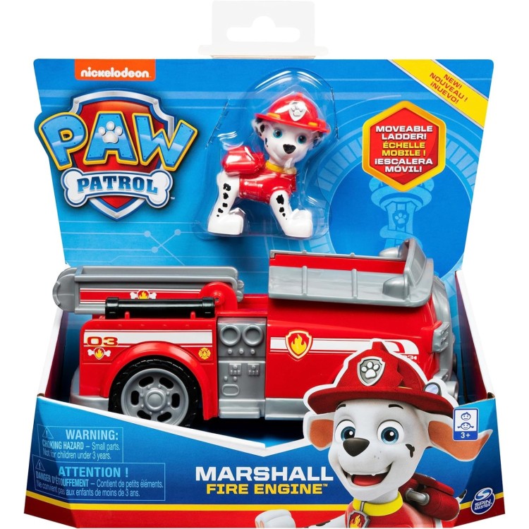 Paw Patrol Marshall With Fire Engine