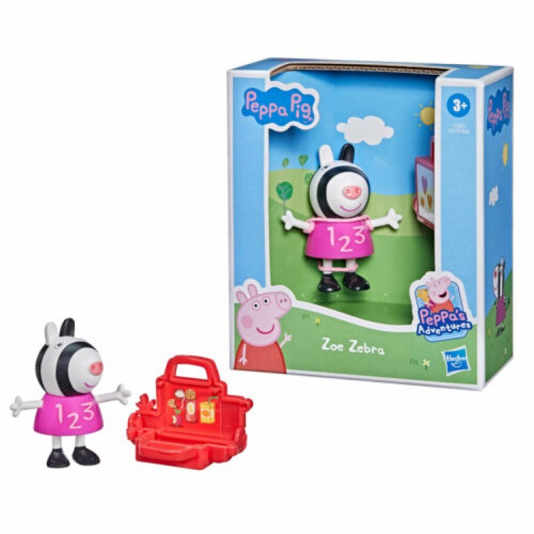 Hasbro Peppa Pig Adventures Fun Friends Figure - Zoe Zebra F2207/F2179