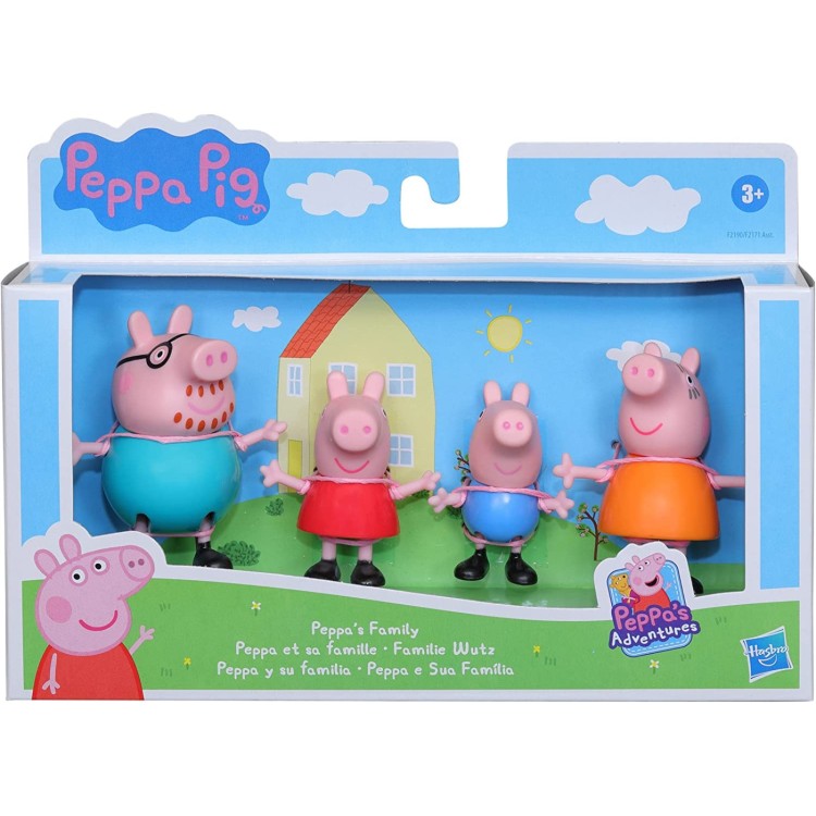 Peppa Pig Family 4 Figure Pack - Peppa's Family Hasbro F2171