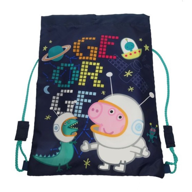 Peppa Pig George Space Drawstring Bag