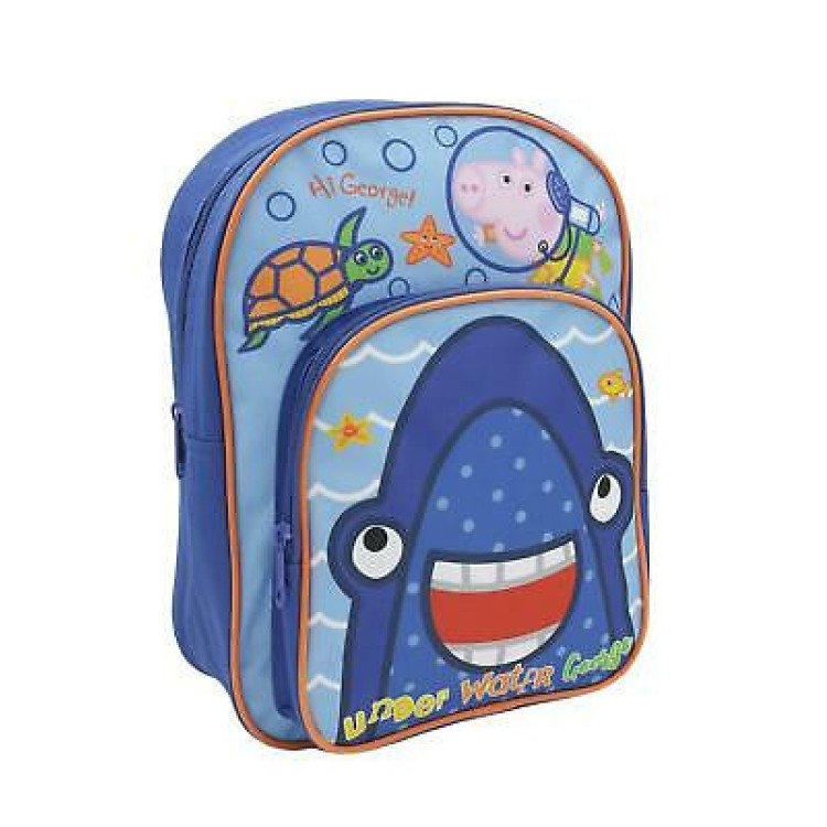 Peppa Pig Underwater George Hooded Backpack