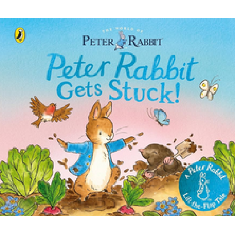 Peter Rabbit Gets stuck lift the flap tale