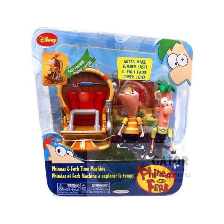 Phineas & Ferb Time Machine perfect condition Jakks 2010