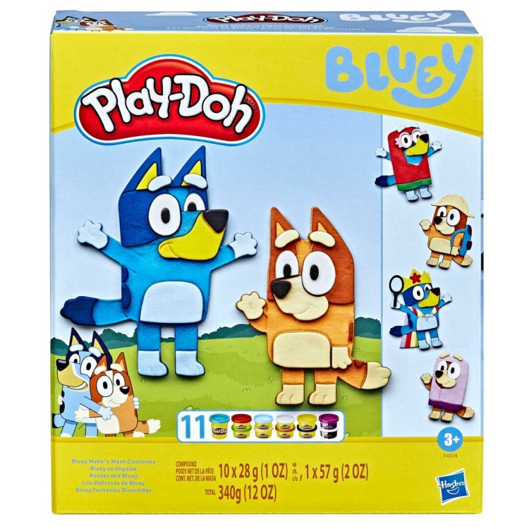 Hasbro Play-Doh Bluey Make 'n Mash Costumes 
