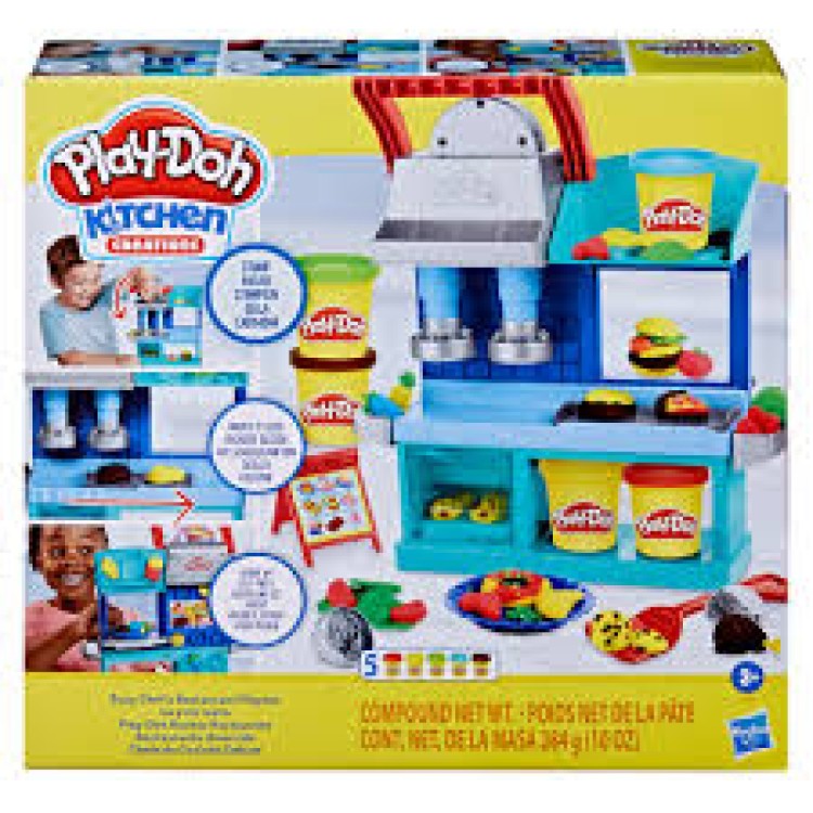 Hasbro Play Doh Kitchen Creations Busy Chef's Restaurant Playset