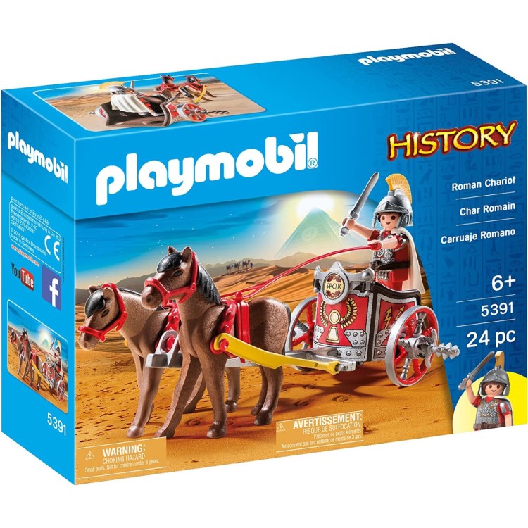 Playmobil 5391 History Roman Chariot