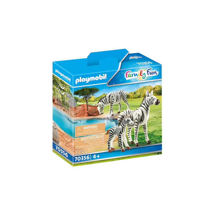 Playmobil 70356 Family Fun Zebras with Foal