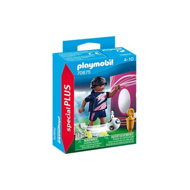 Playmobil 70875 Special Plus FEMALE SOCCER PLAYER WITH GOAL