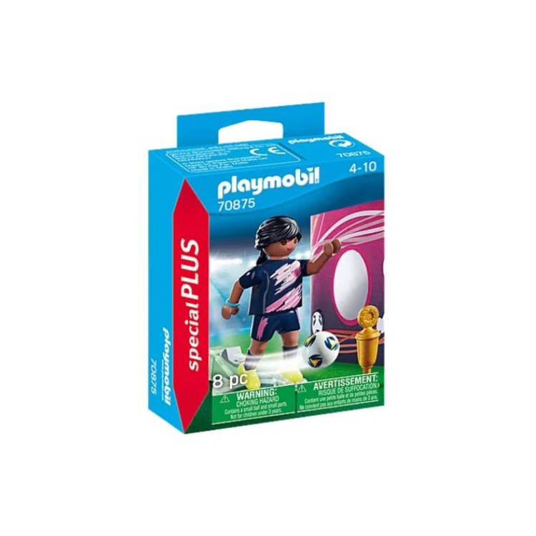 Playmobil 70875 Special Plus FEMALE SOCCER PLAYER WITH GOAL