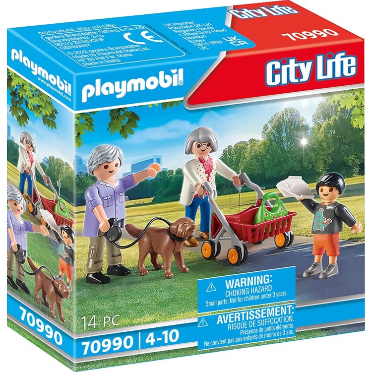 Playmobil 70990 City Life Grandparents With Child