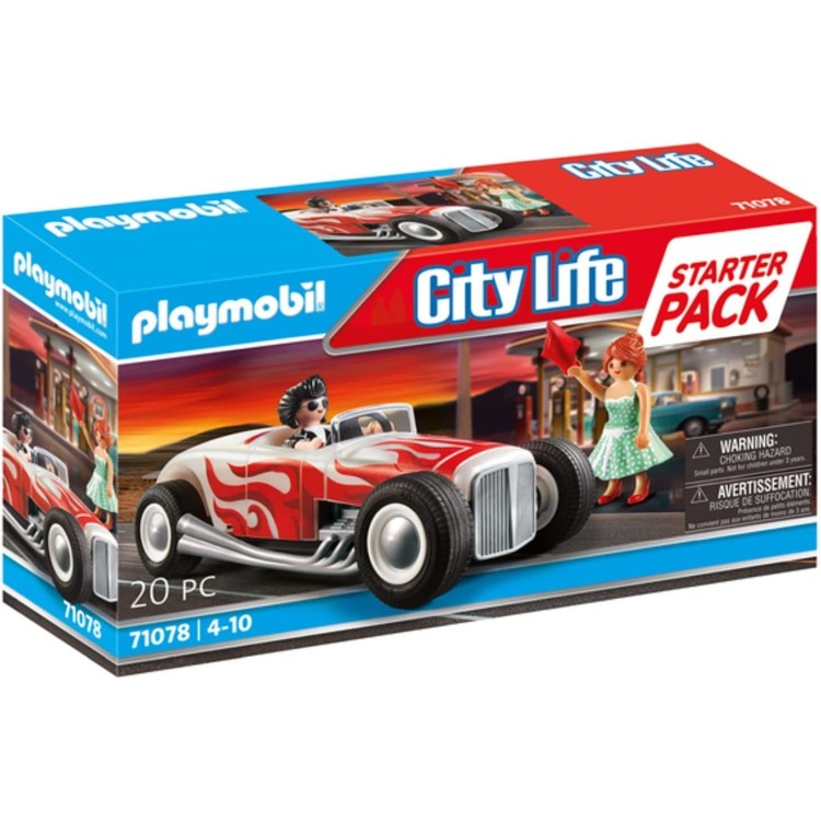 Playmobil 71078 City Life Hot Rod Starter Pack
