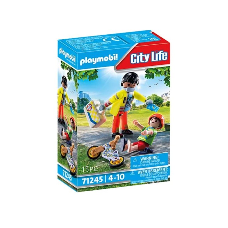 Playmobil 71245 City Life Paramedic With Patient