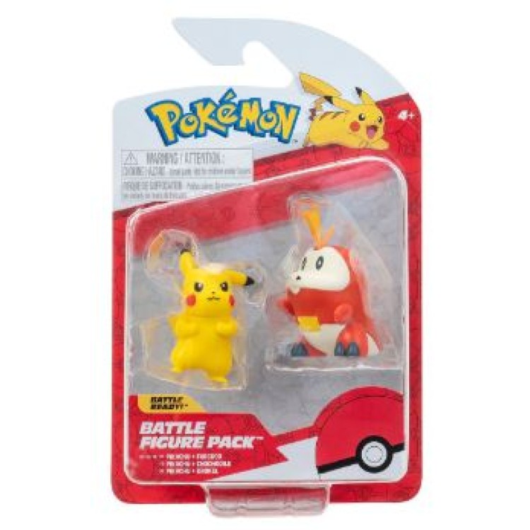 Pokemon Battle Figure - Pikachu + Fuecoco