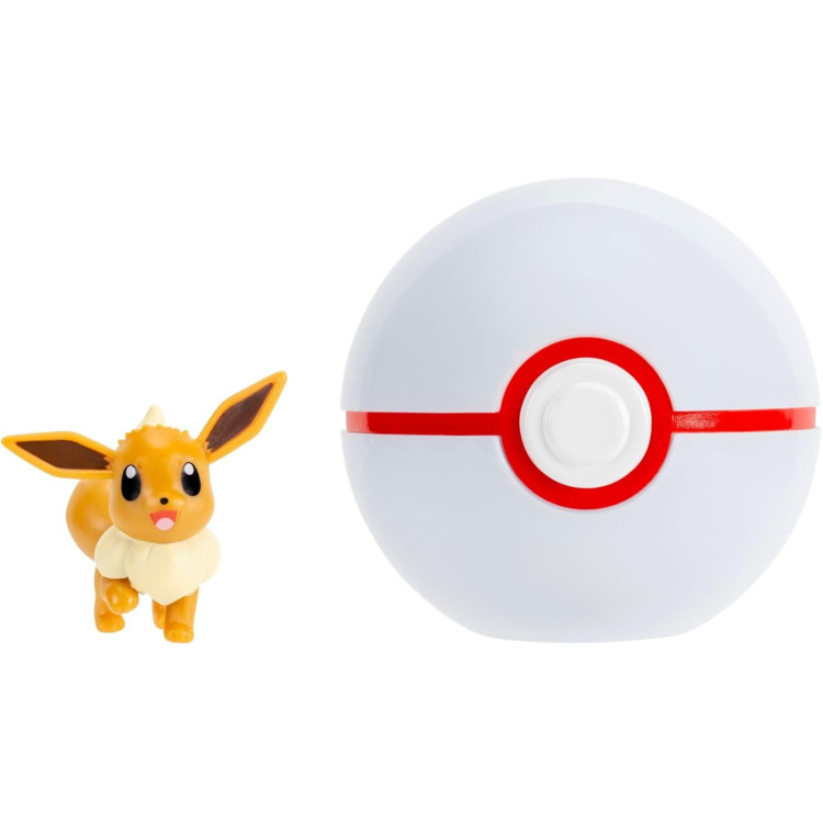 JZW Pokemon Clip 'N' Go - Eevee + Premier Ball