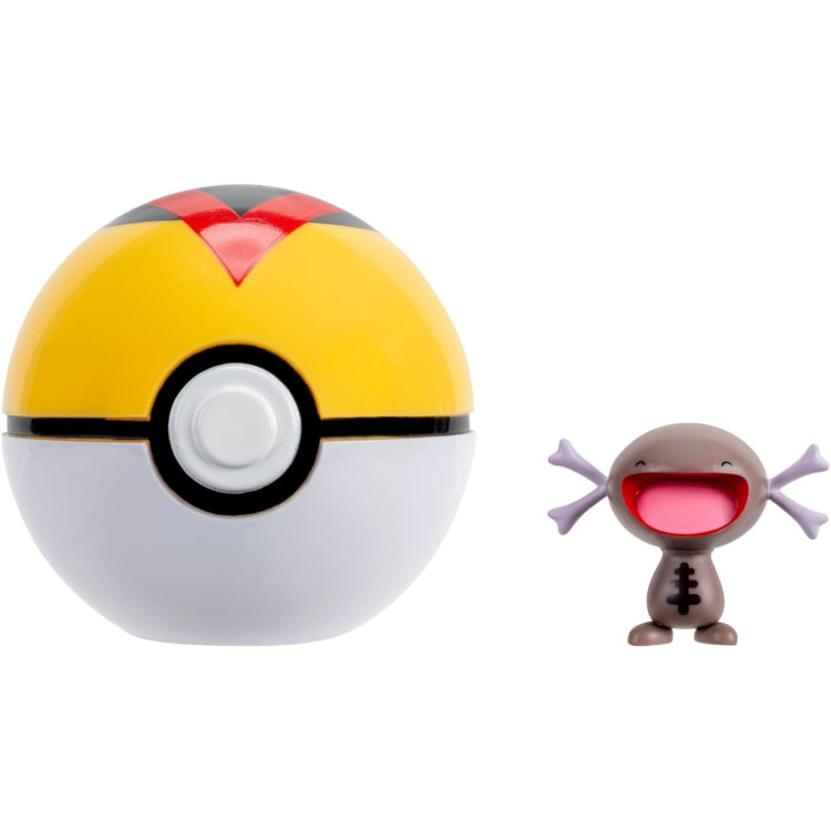 JZW Pokemon Clip 'N' Go - Paldean Wooper + Level Ball
