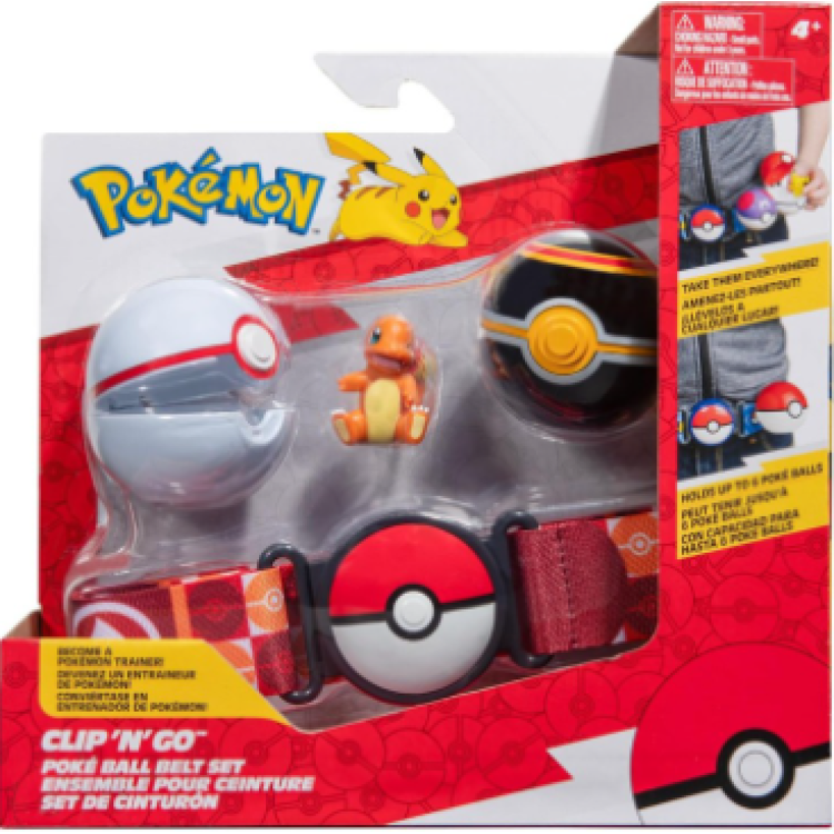 Pokemon Clip 'N' Go Poke Belt Set - Charmander