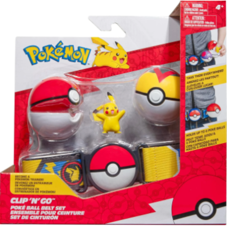 Pokemon Clip 'N' Go Poke Belt Set - Pikachu